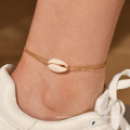 Shangjie OEM Tobillera All-Match Shell Anklet Vintage Cowrie Shell Tobilleros Tobilleros Vendedores